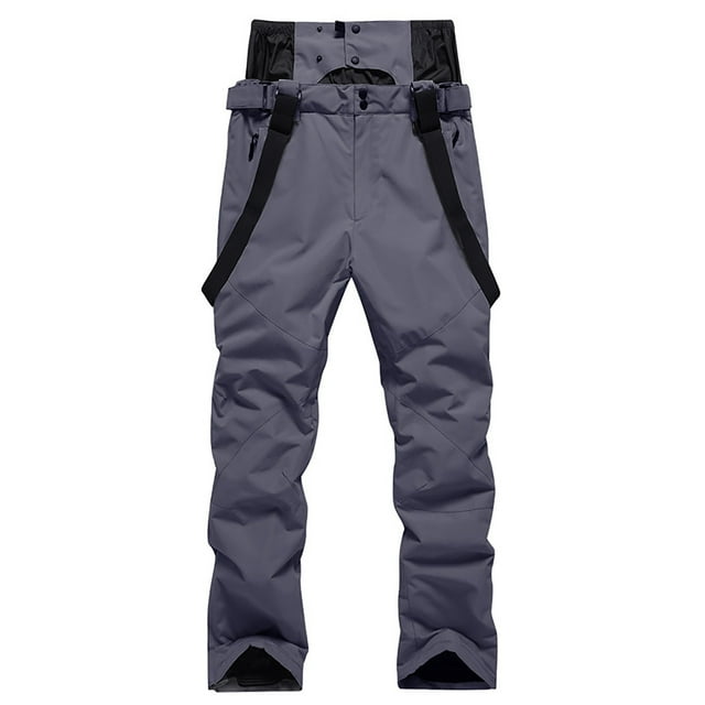 AherBiu Pantalons de Ski Imperméables pour Femmes et Hommes Bretelles Chaudes Planche à Neige Double Planche Pantalons de Neige