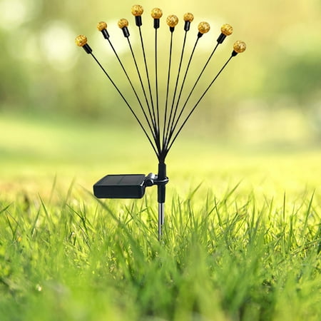 

Xewsqmlo Solar Ground Light Durable Swing Path Yard Lights Automatic Switch for Courtyard