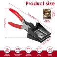 thumbnail image 2 of MesaSe Passport Photo Cutter Portable Handheld Photo Cutter Metal Picture Trimmer Portable Picture Cutting Tool Precise Cutting 4.5×3.5cm Size for Licenses ID Cards, 2 of 11
