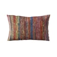 thumbnail image 5 of Plutus Forest Jade Sea Green Chevron Luxury Outdoor/Indoor Throw Pillow Double sided 22" x 22", 5 of 9