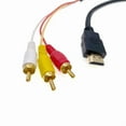 thumbnail image 5 of HDMI-compatible To 3RCA Cable 1.5M Audio Video Wire Cable Connector Adapter for Set-Top Box To TV, 5 of 7