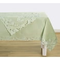 Light Green Placemats Set of 6 Rectangle Lace Linen Place Mats