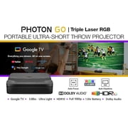 Optoma Photon Go ML1080UST Full HD RGB Ultra-Short Throw Triple Laser DLP Projector