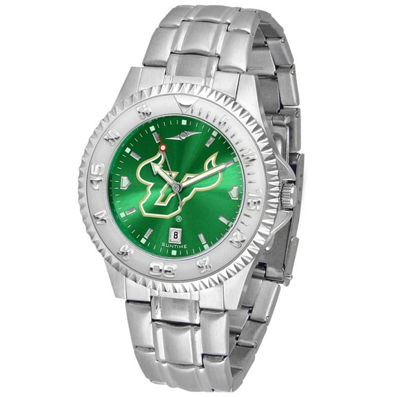Green South Florida Bulls Competitor Steel AnoChrome Watch