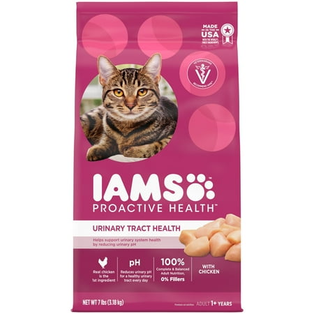 UPC: 0019014802210 | IAMS Proactive Health Chicken Dry Cat Food 7 lb Bag
