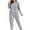 Gray, variant on Ashirexll Womens Winter Sets, Fuzzy Pajamas for Women, Plus Size Fashionable Print Long Sleeve Pants Casual Home Suit Set