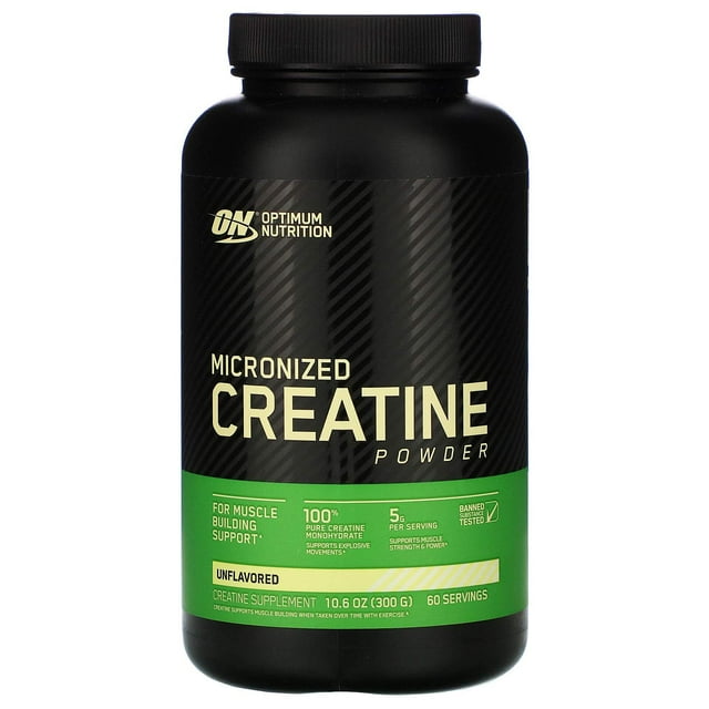 Optimum Nutrition Creatine Powder 300 gr. OPTIMUM NUTRITION MICRONIZED ,60 SERVICIOS
