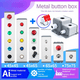 thumbnail image 2 of Caja de botón de metal de 12/16/19/22 mm, caja de interruptor de parada de emergencia de control a prueba de agua de aleación de aluminio, personalización de 123456 orificios, 2 of 5