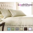 thumbnail image 2 of Vintage 4-piece Crochet Lace Hem 21-inch Extra Deep Pocket Sheet Set and Pillowcases by Southshore Fine Linens, 2 of 9