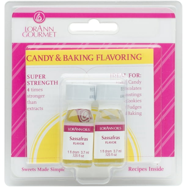 Candy & Baking Flavoring .125oz 2/PkgSassafras