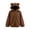 Coffee, variant on Women's Zip Up Fuzzy Fleece Jacket Cute Teddy Coat Ultra Soft Bear Ears Hoodie Casual Winter Coat White