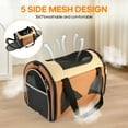thumbnail image 3 of Cat Carriers Soft Sided Dog Carrier Pet Carrier for Small / Medium Cats (Up To 16lbs), TSA Airline Approved Kitten Carrier, Collapsible Travel Puppy Carry, 3 of 11