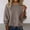 Coffee, variant on NTACZA Crewneck Oversized Sweater Women Black Pullover Loose Fitting Sweaters Basic Solid Knit Shirt Ladies Jumper L