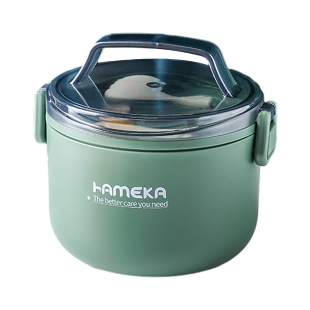 Pisexur Batería de cocina Bento Box Student Bento Box Lonchera ideal para estudiantes a prueba de fugas Lonchera para estudiantes Mom's Choice Sin sustancias nocivas para la cocina del hogar