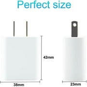 Zendure 2-Pack Power Adapter for Outdoor Wyze Cam Pan V3 / Cam OG/Cam OG Telephoto/Cam v3 Pro 2K USB Camera Charger Replacement 5V 2A Plug