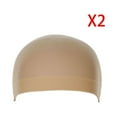 thumbnail image 2 of Guardoinrt 2Pcs Unisex Elastic Hair Liner Snood Stretch Mesh Wig Cap, 2 of 2