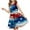 A-03, variant on Ynynloco Independence Day Girls Dresses Sleeveless Round Neck American Flag Dress Casual Asymmetrical Patriotic Dresses for 3-14 Years