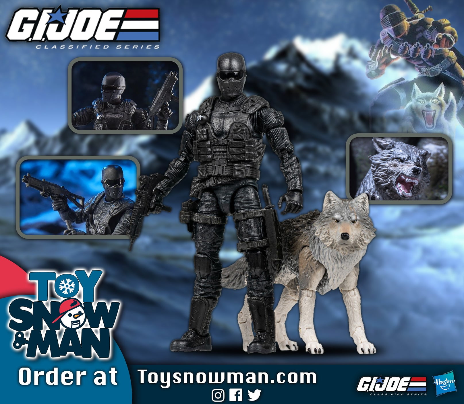 G.I. Joe Classified Series 30: Snake Eyes & Timber Alpha Commandos