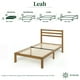 thumbnail image 1 of Base de Cama con Cabecera Individual Zinus Leah de Bambú. Fácil Armado, para Todas las Edades., 1 of 6
