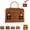 #a, variant on Rattan House Basket, Mini Wicker Picnic Storage Hamper with Lid Portable Woven Organizer Vintage Garden Harvest Dollhouse Small Handwoven Container Cute Imitation Craft Beautifully
