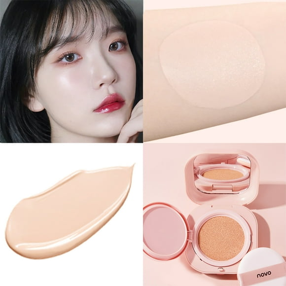 RKSTN Foundation Cushion Cream Concealer Does Take Off Makeup Moisturizing Foundation Lightweight & Medium Coverage Foundation