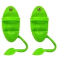 thumbnail image 5 of Alimentador de loros con soporte de pie, soporte de plástico para frutas y verduras, contenedor de comida colgante, accesorios para jaula, suministros para pájaros y mascotas, 2 uds., 5 of 5