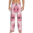thumbnail image 2 of Picia Pig Nose Mens Soft Woven Cotton Elastic Waistband Sleep Pajama Pant Lounge Sleep Pant With Pockets And Drawstring-Large, 2 of 9