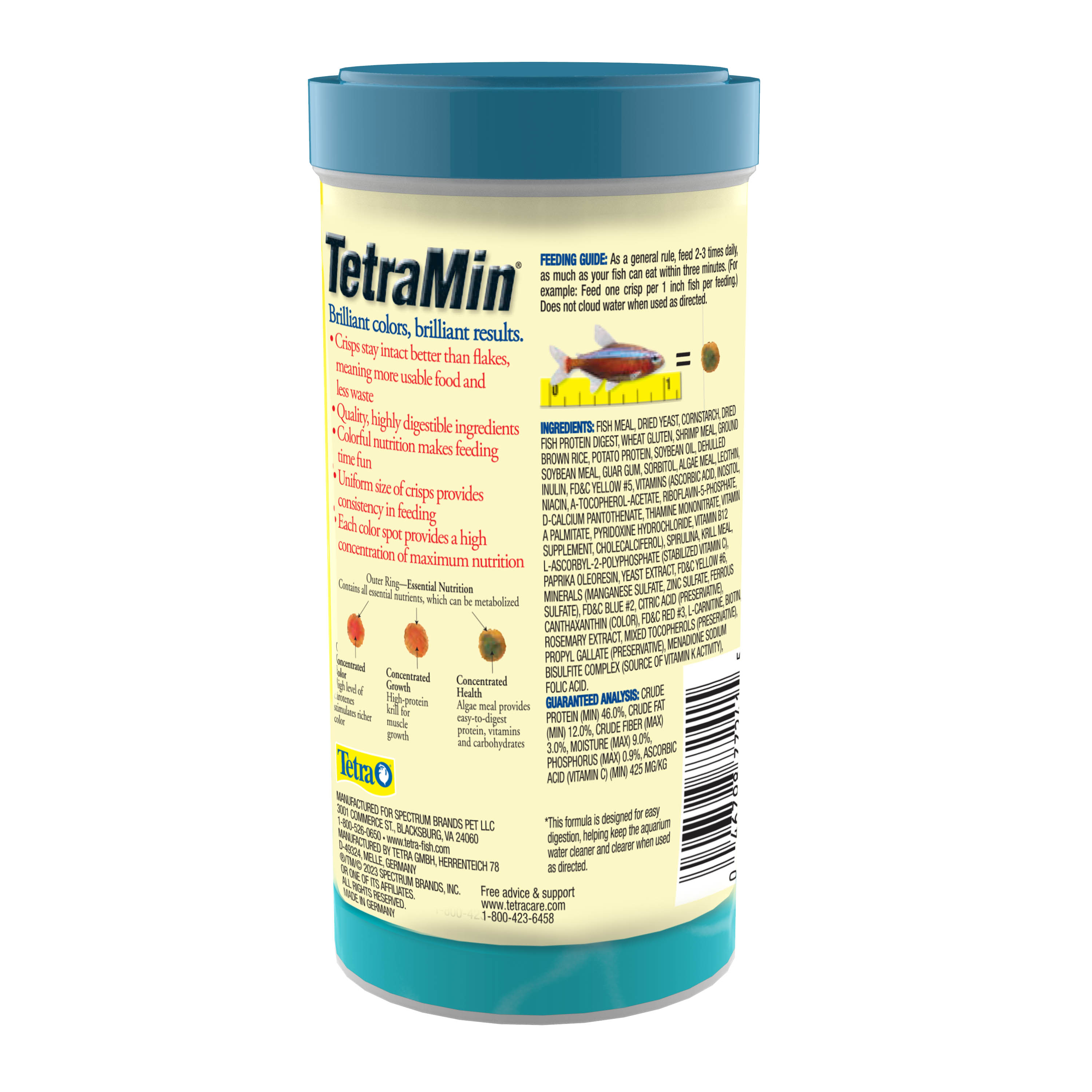 Tetra TetraMin Tropical Crisps Fish Food, 3.28 Ounces photo 2