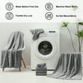 thumbnail image 6 of Beartech 18 Piece Bath Towel Set-6 Bath Sheet,6 Hand Towel,6 Washcloths Ultra Soft Microfiber Towels,Luxury Shower Towel,Quick-Dry & Highly Absorbent Bathroom Towels for Family,Hotel Spa-Dark Gray, 6 of 8