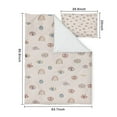 thumbnail image 5 of Boho Bohemia Rainbow Duvet Cover and Pillowcase Set for Single Bedding, Bedroom Accessories for Kids Teens, 5 of 5