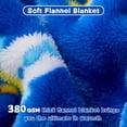thumbnail image 3 of Space Toddler Baby Blanket for Boys and Girls, Baby Blanket with Planet and Rocket Pattern on Both Sides, Fluffy Cozy Flannel Blanket, Soft Warm Throw Blanket for All Seasons - 30x40 Inches, 3 of 6