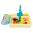thumbnail image 1 of FELTECHELECTR 1 juego de juguetes de cocina para niños, lavavajillas eléctrico, juguetes creativos para lavar platos., 1 of 6