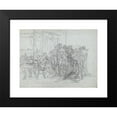 thumbnail image 2 of Jean-Claude Naigeon 18x14 Black Modern Framed Museum Art Print Titled - Timoleon Thanked by the Citizens of Syracuse (C. 1790), 2 of 5