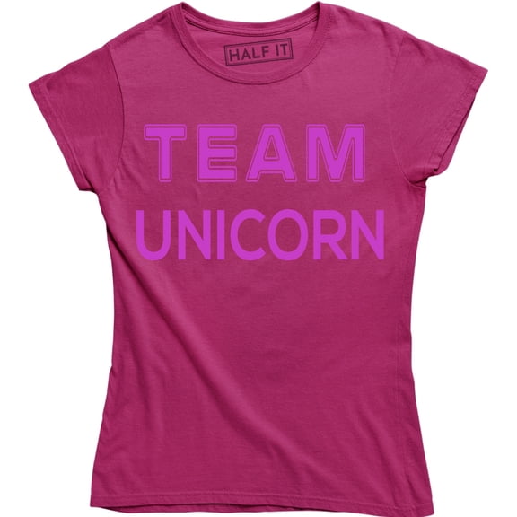 Team Unicorn Cute Mythical Magical Christmas Birthday Party Women's Tee