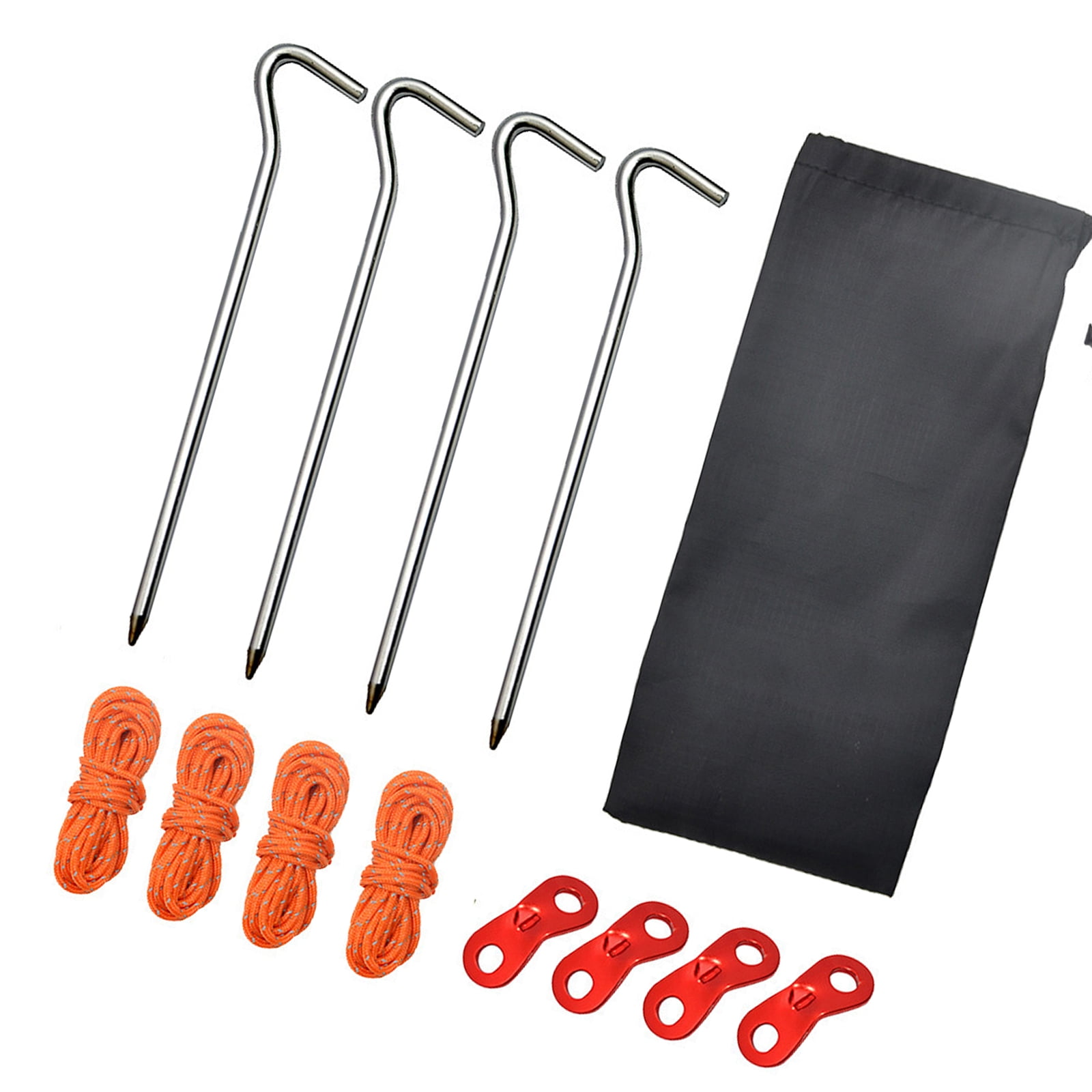 Ultra-Strong Portable Tent Stakes for Hiking Backpacks, Heavy-Duty Ground Pegs for All Weather Conditions