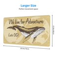 thumbnail image 3 of Kdxio We Live for Adventure Print Large Gaming Mouse Pad,Non-Slip Base,Water Resist Keyboard Pad for Gamer,Office & Home,29.5 x 15.8 in, 3 of 9