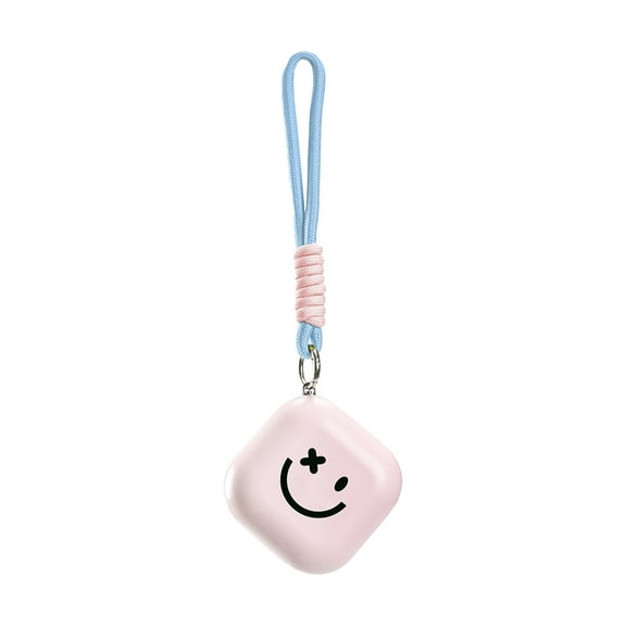 RICHMJ Mini Rechargeable Hand Warmers, Cute Portable Pocket Electric Heater,1.2 A Double-Sided Hot Hands with 2 Heat Settings, Light and Strap, Stuffers Reusable Outdoor Gifts for Women Men(Pink)