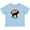 AE-Light Blue, variant on Inktastic German Shepherd Silhouette Vintage Retro Boys or Girls Baby T-Shirt