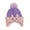 Purple, variant on Toddler Hat Winter Knitted Hat With Pompom & Warm Lined - Thick Soft Yarn Cap,Warm Thermal for Cold Weather,Stylish Headwear for Outdoor Activities,Size:One Size