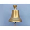 thumbnail image 5 of Hampton Nautical 3xglass-101 Antique Brass Hanging Ship's 18" Bell-Nautical Decor, 18 inch, 5 of 6