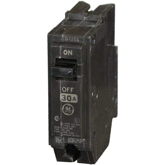 New GE THQL1130 Circuit Breaker Plug in Single Pole 30A 120/240V Pack of 5