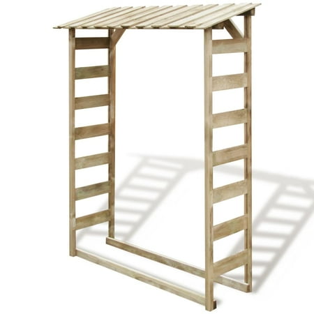 

Firewood storage shed 150×44×176 cm Impregnated pinewood