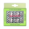 PaintLab Checkmate Reusable Press-On Gel Nails Kit, Checkered, 24 Count