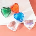 thumbnail image 4 of OUNONA 5-Pack Crystal Heart Prism Hanging Decorations, Assorted Colors for Window, Car, Home, and Party Decor, 4 of 7