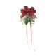 thumbnail image 2 of Christmas Forest Chair Back Flowers Red Bow Aisle Decoration Flowers Holiday Banquet Berry Needle Chair Tied Flowers, 2 of 6