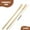 As shown, variant on Bamboo Back Scratcher,Natural Bamboo Back Scratchers for Itching Relief,Strong & Sturdy 16.5 inches