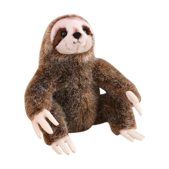 LeeQinersw Sloth Toy Huggable Home Decor Soft Three Toed Sloth Toy for Kids