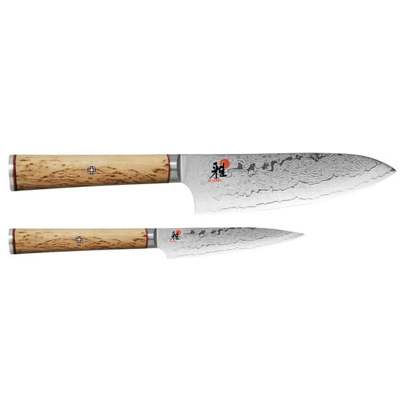 MIYABI Birchwood 2-pc Knife Set