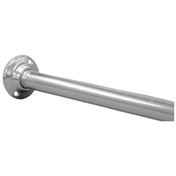 Jones Stephens S02071 5 Ft Aluminum Shower Curtain Rod