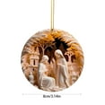 thumbnail image 3 of Nativity Scene Ornaments Christmas Tree Ornaments Set Birth Of Hanging Decorations Holy Religious Gifts Nativity Scene Gifts, 3 of 6